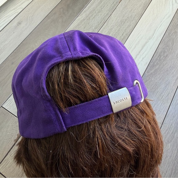 Lacoste Tennis Unisex Purple Cap - Picture 5 of 8